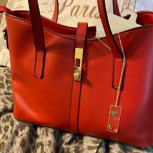 Adorable red tote purse SOLD